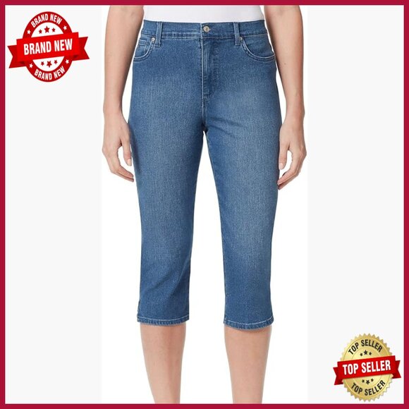 High Rise Capri Jeans Stretch Fit 21